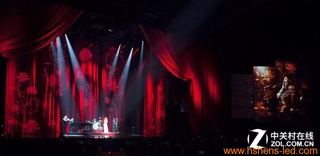 舞臺劇表演，商用顯示產(chǎn)品同樣有用武之地